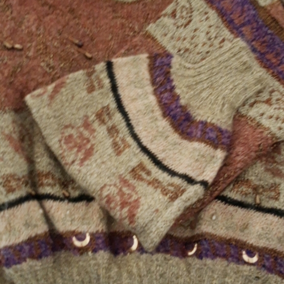 Vintage Krizia Maglia Mohair & Metallic Sweater 42 - Picture 8 of 9